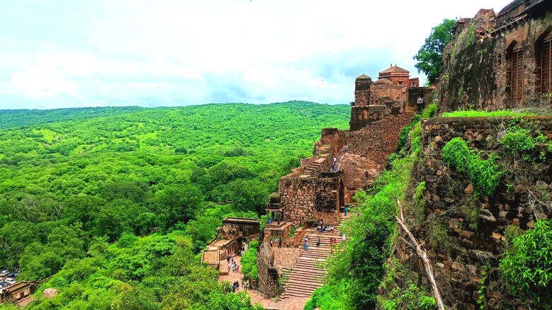 Ranthambore Fort in Monsoon