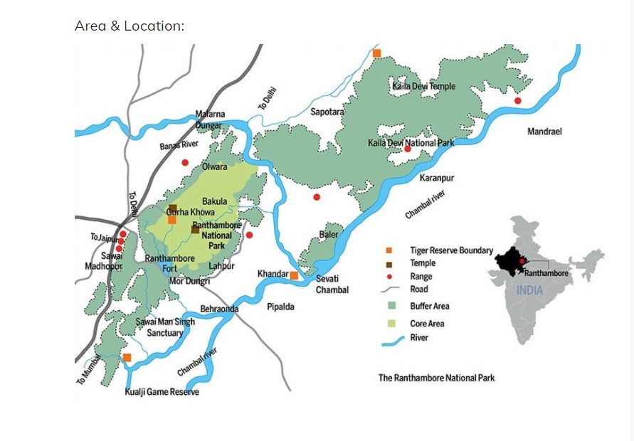 Ranthambore National Park Map