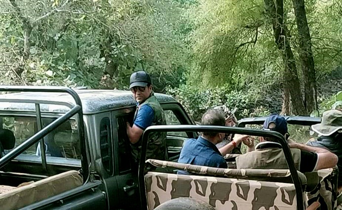 Sachin Tendulkar at Ranthambore Safari